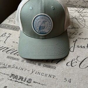 Green and White Trucker Hat